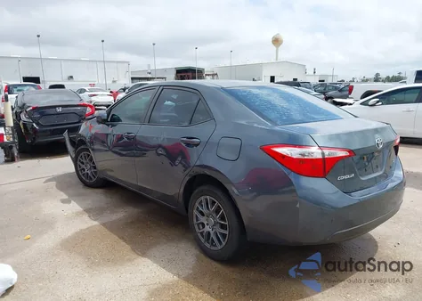 2015 Toyota Corolla Le from USA, damaged, VIN 5YFBURHE0FP256476